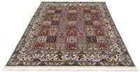 Morgenland Wollteppich Moud Stark Gemustert Beige 208 x 148 cm, rechteckig, 1 mm Höhe, Unikat mit Zertifikat