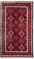 Morgenland Wollteppich Belutsch Durchgemustert Rosso 180 x 114 cm, rechteckig, 0,8 mm Höhe, Handgeknüpft