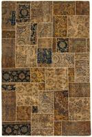 Morgenland Wollteppich Patchwork Patchwork 271 x 179 cm, rechteckig, 0,8 mm Höhe, Handgeknüpft