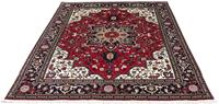 Morgenland Wollteppich Täbriz - 50 Raj Medaillon 202 x 152 cm, rechteckig, 1 mm Höhe, Unikat mit Zertifikat