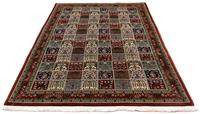 Morgenland Wollteppich Moud Felder 210 x 140 cm, rechteckig, 1 mm Höhe, Unikat mit Zertifikat