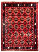 Morgenland Wollteppich Belutsch Durchgemustert Rosso 146 x 110 cm, rechteckig, 0,8 mm Höhe, Handgeknüpft