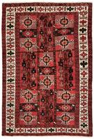 Morgenland Wollteppich Belutsch Durchgemustert Rosso 185 x 114 cm, rechteckig, 0,8 mm Höhe, Handgeknüpft