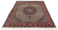 Morgenland Wollteppich Moud Stark Gemustert Marrone chiaro 295 x 243 cm, rechteckig, 1 mm Höhe, Unikat mit Zertifikat