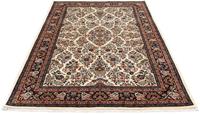 Morgenland Wollteppich Golpaygan Stark Gemustert Beige 211 x 139 cm, rechteckig, 1 mm Höhe, Unikat mit Zertifikat