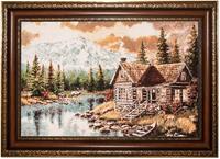 Morgenland Wandteppich Bild-Teppich Figurativ 85 x 61 cm, rechteckig, 0,6 mm Höhe, besonders weich durch Microfaser