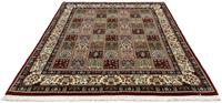 Morgenland Wollteppich Moud Felder 217 x 136 cm, rechteckig, 1 mm Höhe, Unikat mit Zertifikat