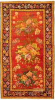 Morgenland Wollteppich Shiraz Medaillon 240 x 170 cm, rechteckig, 0,1 mm Höhe, Unikat mit Zertifikat