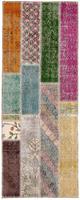 Morgenland Wollteppich Patchwork Patchwork 244 x 172 cm, rechteckig, 0,8 mm Höhe, Handgeknüpft