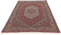 Morgenland Wollteppich Bidjar Medaillon 203 x 138 cm, rechteckig, 1,5 mm Höhe, Unikat mit Zertifikat