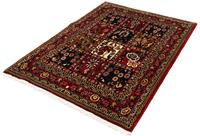 Morgenland Wollteppich Bachtiar Felder Rosso scuro 363 x 253 cm, rechteckig, 1 mm Höhe, Unikat mit Zertifikat
