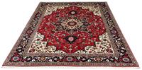 Morgenland Wollteppich Täbriz - 50 Raj Medaillon 204 x 152 cm, rechteckig, 1 mm Höhe, Unikat mit Zertifikat