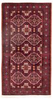 Morgenland Wollteppich Belutsch Durchgemustert Rosso scuro 152 x 81 cm, rechteckig, 0,8 mm Höhe, Handgeknüpft