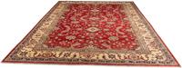 Morgenland Wollteppich Ziegler Blumenmuster 355 x 267 cm, rechteckig, 0,8 mm Höhe, Unikat mit Zertifikat