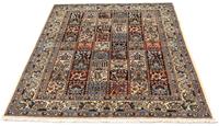 Morgenland Wollteppich Moud Felder Beige 237 x 168 cm, rechteckig, 1 mm Höhe, Unikat mit Zertifikat