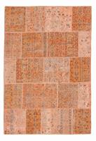 Morgenland Wollteppich Patchwork Patchwork 203 x 90 cm, rechteckig, 0,8 mm Höhe, Handgeknüpft