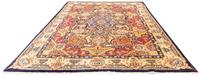 Morgenland Wollteppich Keshan Medaillon Beige 150 x 98 cm, rechteckig, 1 mm Höhe, Handgeknüpft
