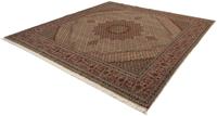 Morgenland Wollteppich Nain Medaillon Blu scuro 352 x 248 cm, rechteckig, 1 mm Höhe, Unikat mit Zertifikat