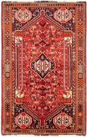 Morgenland Wollteppich Shiraz Medaillon 265 x 168 cm, rechteckig, 0,1 mm Höhe, Unikat mit Zertifikat