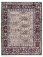 Morgenland Wollteppich Moud Stark Gemustert Beige 235 x 170 cm, rechteckig, 1 mm Höhe, Unikat mit Zertifikat