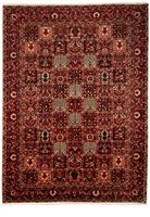 Morgenland Wollteppich Bachtiar Medaillon Rosso scuro 360 x 268 cm, rechteckig, 1 mm Höhe, Unikat mit Zertifikat