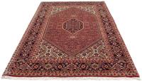 Morgenland Wollteppich Bidjar - Zanjan Medaillon Rosso chiaro 224 x 141 cm, rechteckig, 1,5 mm Höhe, Unikat mit Zertifikat