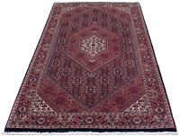 Morgenland Wollteppich Bidjar Medaillon 200 x 131 cm, rechteckig, 1,5 mm Höhe, Unikat mit Zertifikat