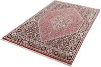 Morgenland Wollteppich Bidjar - Zanjan Medaillon 182 x 106 cm, rechteckig, 1,5 mm Höhe, Unikat mit Zertifikat