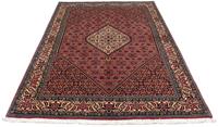 Morgenland Wollteppich Bidjar - Zanjan Medaillon Rosso 225 x 141 cm, rechteckig, 1,5 mm Höhe, Unikat mit Zertifikat