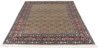 Morgenland Wollteppich Moud Medaillon Beige 198 x 143 cm, rechteckig, 1 mm Höhe, Unikat mit Zertifikat