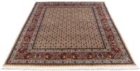 Morgenland Wollteppich Moud Stark Gemustert Marrone chiaro 251 x 160 cm, rechteckig, 1 mm Höhe, Unikat mit Zertifikat