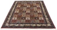 Morgenland Wollteppich Moud Stark Gemustert Beige 197 x 144 cm, rechteckig, 1 mm Höhe, Unikat mit Zertifikat