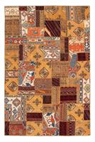 Morgenland Wollteppich Patchwork Patchwork 298 x 155 cm, rechteckig, 0,4 mm Höhe, Wendeteppich