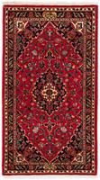 Morgenland Wollteppich Moud Blumenmuster 235 x 178 cm, rechteckig, 1 mm Höhe, Unikat mit Zertifikat