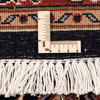 Morgenland Wollteppich Kaschmar Medaillon Beige 340 x 250 cm, rechteckig, 1 mm Höhe, Unikat mit Zertifikat