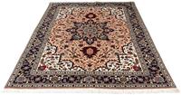 Morgenland Wollteppich Täbriz - 60 Raj Durchgemustert 205 x 154 cm, rechteckig, 1 mm Höhe, Unikat mit Zertifikat