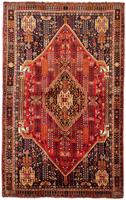 Morgenland Wollteppich Shiraz Medaillon 282 x 165 cm, rechteckig, 0,1 mm Höhe, Unikat mit Zertifikat