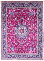 morgenland Wollen kleed Tabriz 40 Raj medaillon viola 285 x 204 cm
