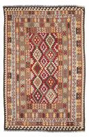 Morgenland Wollteppich Kelim Maimene Nomadisch 300 x 204 cm, rechteckig, 0,4 mm Höhe, Wendeteppich