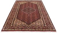 Morgenland Wollteppich Bidjar - Zanjan Medaillon Rosso chiaro 230 x 139 cm, rechteckig, 1,5 mm Höhe, Unikat mit Zertifikat