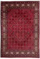 Morgenland Wollteppich Bachtiar Blumenmuster Rosso scuro 358 x 261 cm, rechteckig, 1 mm Höhe, Unikat mit Zertifikat