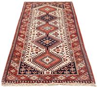 Morgenland Wollteppich Kaschmar Medaillon Beige 343 x 249 cm, rechteckig, 1 mm Höhe, Unikat mit Zertifikat