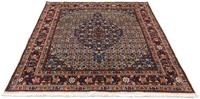 Morgenland Wollteppich Moud Medaillon Beige 195 x 147 cm, rechteckig, 1 mm Höhe, Unikat mit Zertifikat