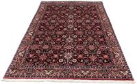 Morgenland Wollteppich Bidjar Medaillon 201 x 132 cm, rechteckig, 1,5 mm Höhe, Unikat mit Zertifikat