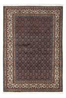 Morgenland Wollteppich Moud Durchgemustert Beige 237 x 172 cm, rechteckig, 1 mm Höhe, Unikat mit Zertifikat
