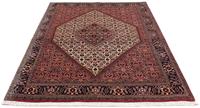 Morgenland Wollteppich Bidjar - Zanjan Medaillon Rosso 218 x 148 cm, rechteckig, 1,5 mm Höhe, Unikat mit Zertifikat