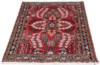 Morgenland Wollteppich Hamadan Medaillon 125 x 81 cm, rechteckig, 1 mm Höhe, Handgeknüpft