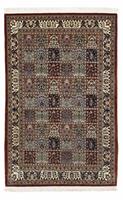 Morgenland Wollteppich Moud Felder 224 x 137 cm, rechteckig, 1 mm Höhe, Unikat mit Zertifikat