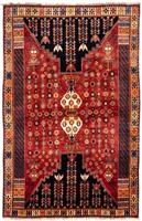 Morgenland Wollteppich Shiraz Medaillon 250 x 155 cm, rechteckig, 0,1 mm Höhe, Unikat mit Zertifikat
