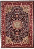 Morgenland Wollteppich Täbriz - 50 Raj Medaillon Rosso scuro 280 x 205 cm, rechteckig, 0,8 mm Höhe, Unikat mit Zertifikat